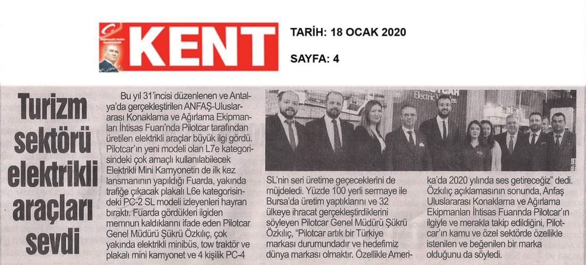 31. Uluslararası Konaklama & Ağırlama Ekipmanları İhtisas Fuarı Basın Yansımaları