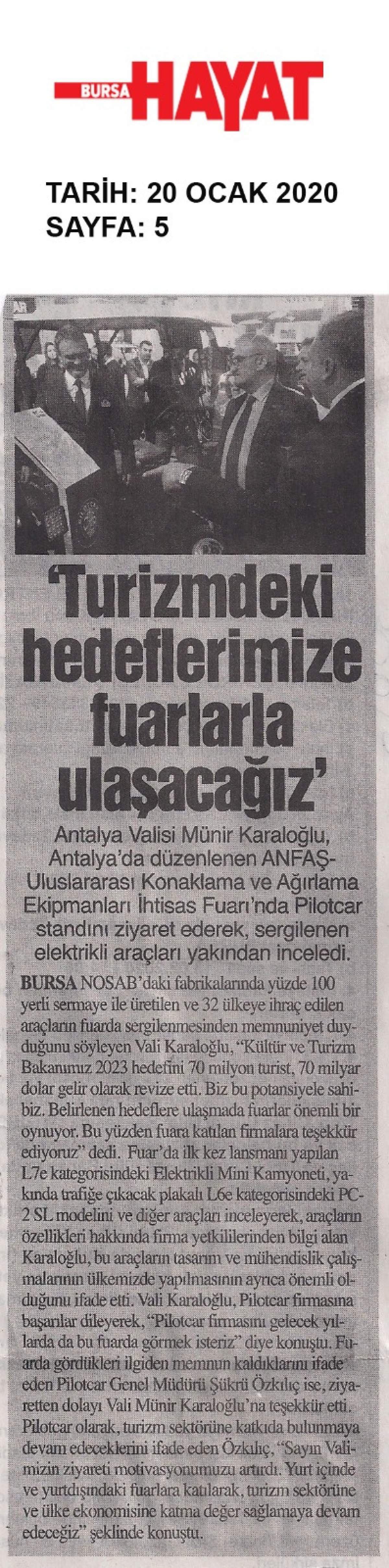 31. Uluslararası Konaklama & Ağırlama Ekipmanları İhtisas Fuarı Basın Yansımaları