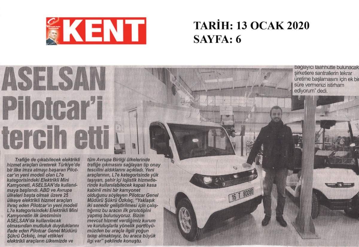 ASELSAN da Pilotcar’ı tercih etti…    