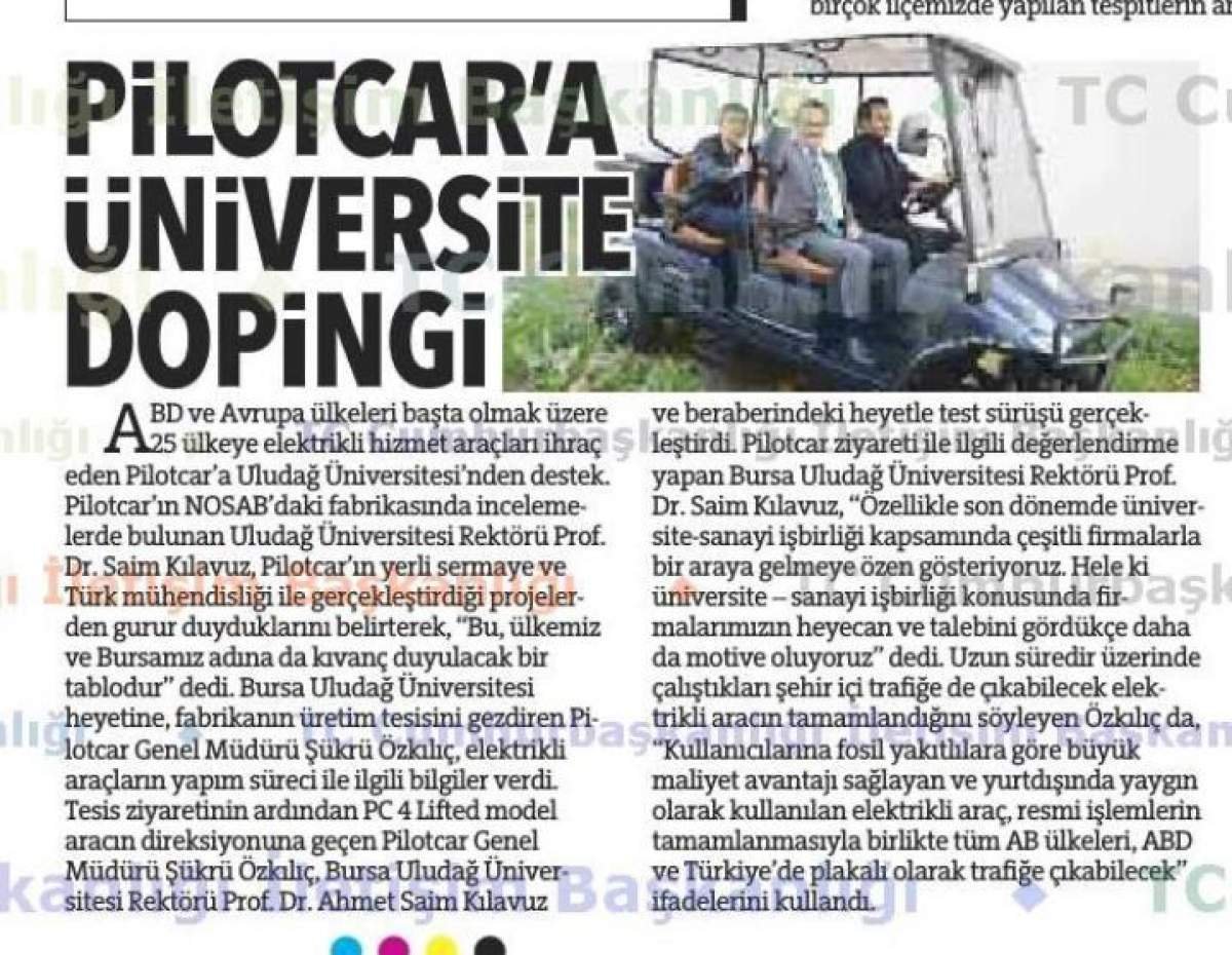 Pilotcar ve Uludağ Üniversitesi